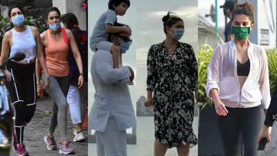 Kareena Kapoor, Saif Ali Khan, Tara Sutaria, Rakul Preet Singh among others enjoy the fresh air after months as they go on strolls wearing face masks