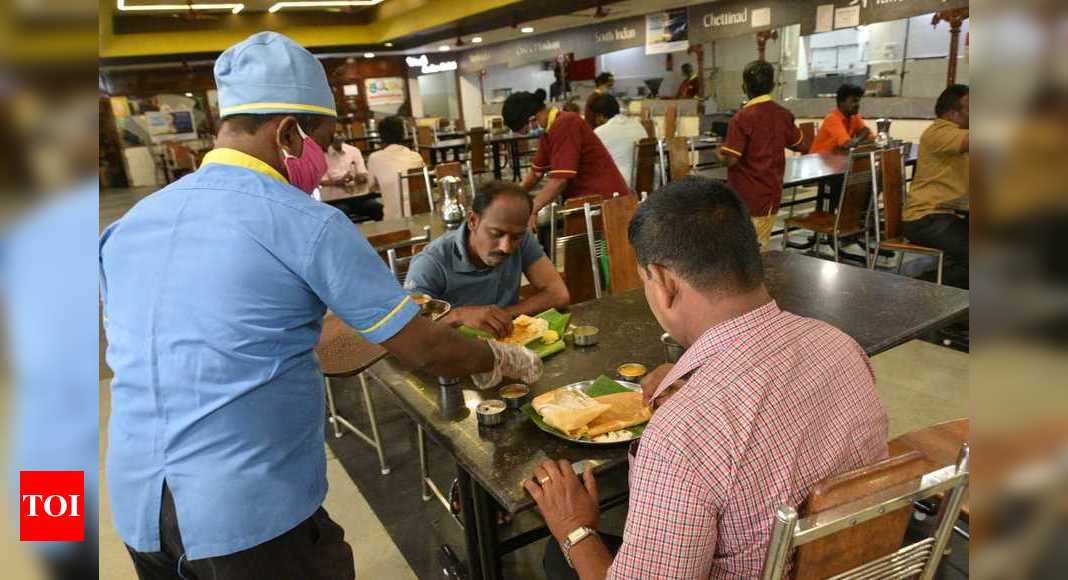 Restaurants Open in Chennai Restaurants begin dinein services in