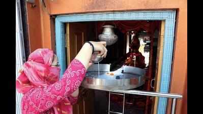 Sanitizing tunnel, no-touch ‘jalabhishek’ for devotees