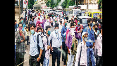 Mumbai: Long commutes and coronavirus anxiety cramp attendance in offices