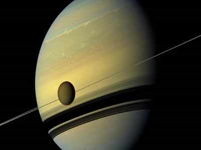 Saturn's moon Titan drifting away faster than previously thought