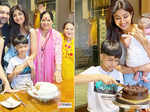 Inside pictures from Shilpa Shetty's birthday celebration with family