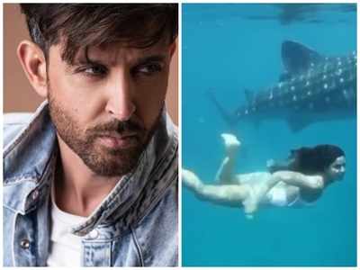 Hrithik Roshan is impressed by his 'Zindagi Na Milegi Dobara' co-star Katrina Kaif's deep-sea diving video