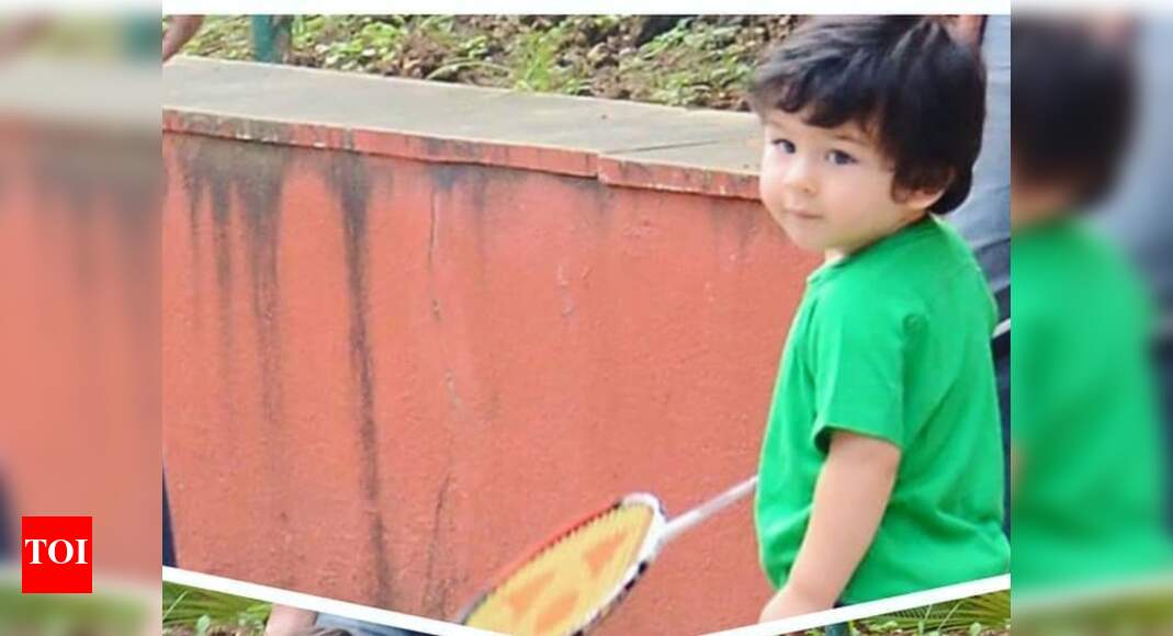 Throwback Tuesday Taimur Ali Khan is one happy kid as he plays a game of badminton Hindi