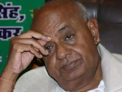 Deve Gowda files nomination for RS polls from Karnataka