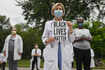 America: Healthcare workers protest against racism