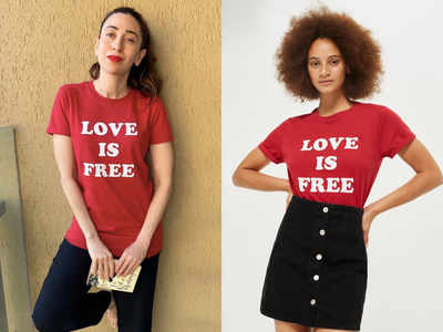 Karisma Kapoor's red t-shirt is so inexpensive but gives a priceless message