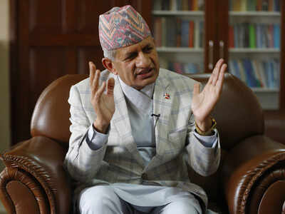 Nepal’s foreign minister Pradeep Gyawali 76290576