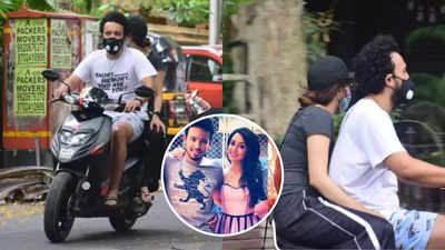 Shraddha Kapoor and rumoured boyfriend Rohan Shrestha enjoy a bike ride in Bandra