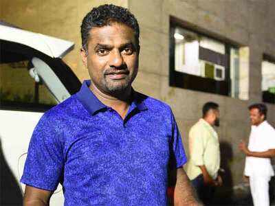 Muttiah Muralitharan. (TOI Photo)