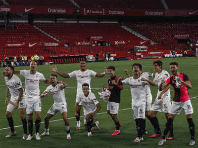 Lucas Ocampos shines as Sevilla win derby in La Liga return