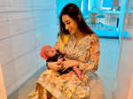Smriti Khanna shares pictures from her daughter's first puja ceremony