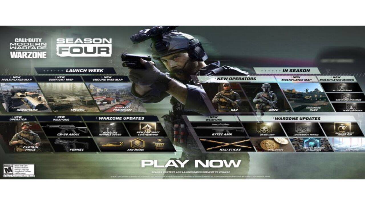 Modern Warfare Season 4 New Maps Call Of Duty: Modern Warfare And Warzone Season 4 Is Now Live, Brings New  Maps, In-Match Events And More - Times Of India