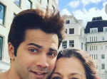 Varun Dhawan hosts a mini-party on his mom's birthday