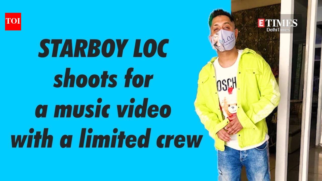 STARBOY LOC shoots for a music video with a limited crew