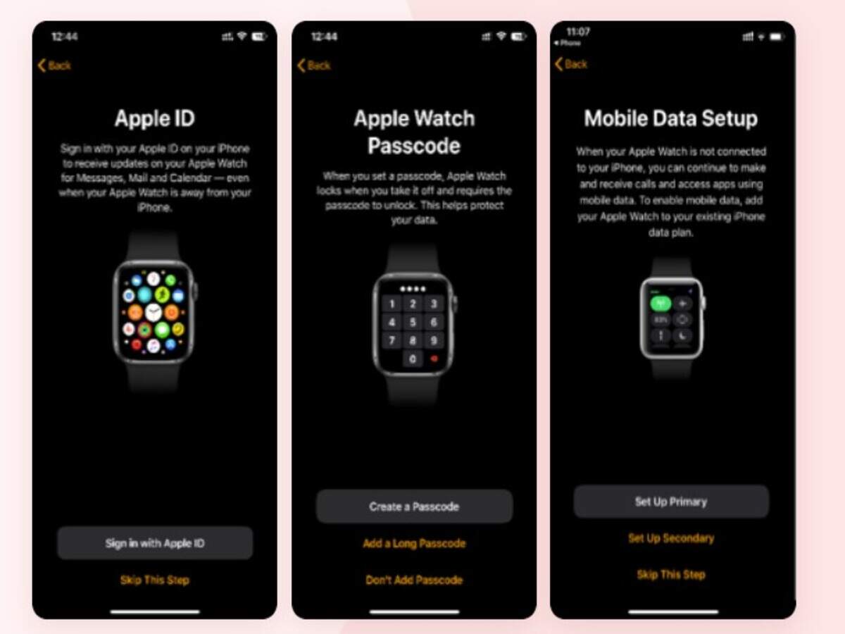 add data to apple watch