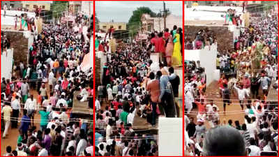 Thousands flout social distancing norms at ‘Kara Hunnime’ fair in Karnataka’s Haveri