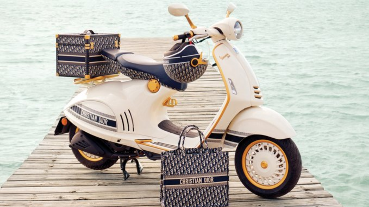 Vespa 946 Christian Dior: Scooter that grabs eyeballs - Times of India