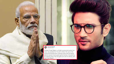 Sushant Singh Rajput's suicide: PM Narendra Modi mourns sudden death of the actor, says 'gone too soon'