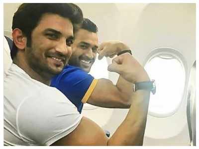 THIS throwback picture of Sushant Singh Rajput flexing muscles with Mahendra Singh Dhoni will make you smile
