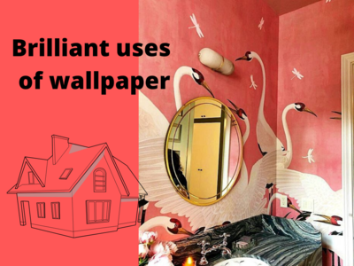 Brilliant uses of wallpaper that my daughter taught me