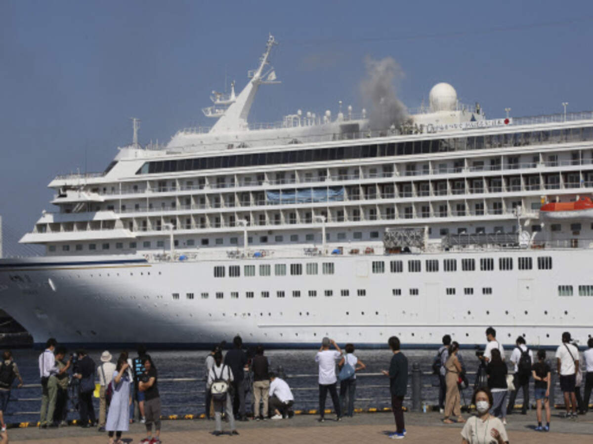 Fire Breaks Out On Japanese Cruise Ship Docked Near Tokyo Times Of India