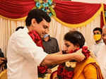 Inside pictures from Kerala CM's daughter’s marriage, who tied the knot with DYFI leader