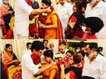 Inside pictures from Kerala CM's daughter’s marriage, who tied the knot with DYFI leader