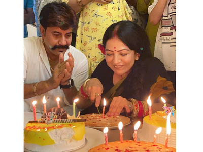 After sharing a heartfelt note for her mom on her birthday, Akshara Singh posts clicks of her parents from the celebration