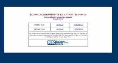 How to download TS inter results 2020 online