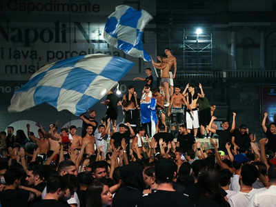 Napoli fans swarm onto streets to celebrate Italian Cup win