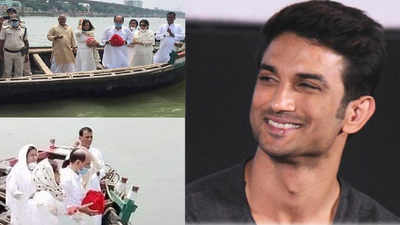 Final journey! Sushant Singh Rajput’s ashes immersed in river Ganga by father and sisters