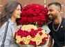 Hardik surprises ladylove Natasa with roses
