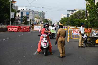Lockdown in Chennai: Police intensify vehicle check, use drones to crack down on violators