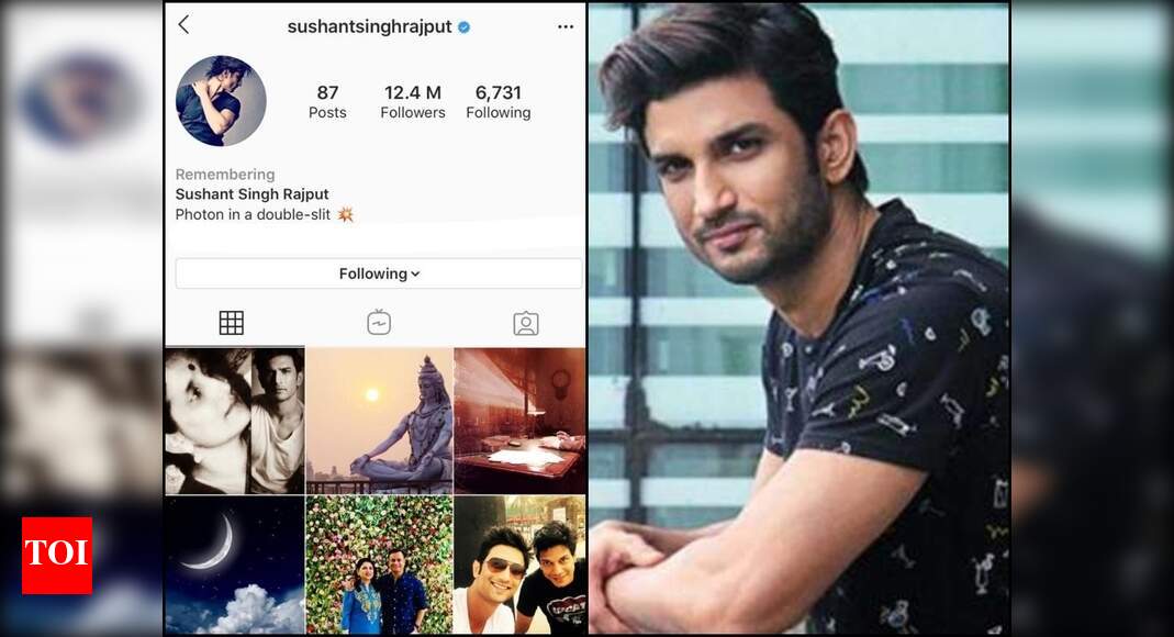 Sushant Singh Rajput Instagram Profile Instagram Adds Remembering To Sushant Singh Rajput S Profile Post His Untimely Demise