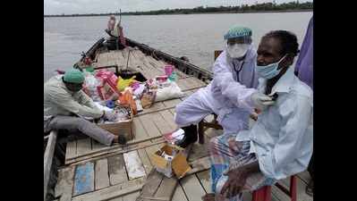 Kolkata doctor turns boat into chamber for Amphan and corona affected