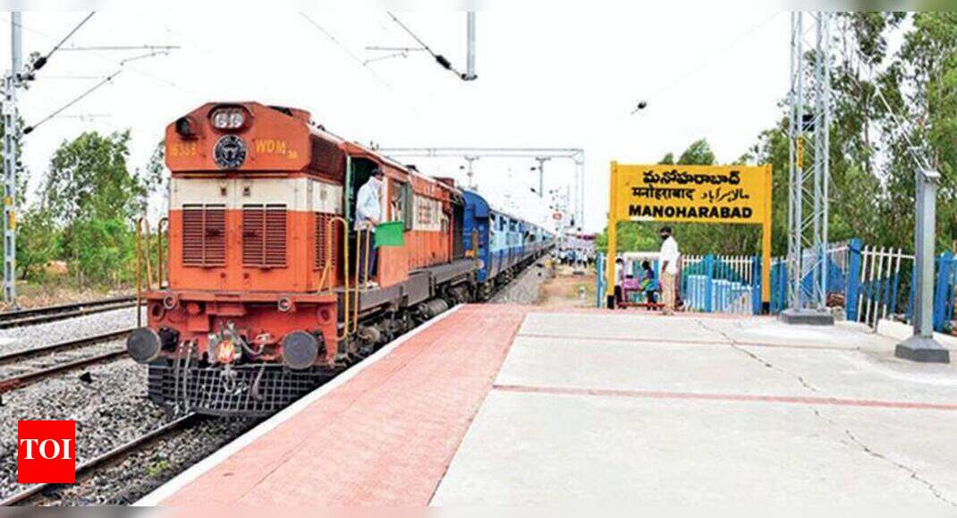 Distance From Hyderabad To Gajwel Telangana: Railway Line To Gajwel Completed | Hyderabad News - Times Of  India