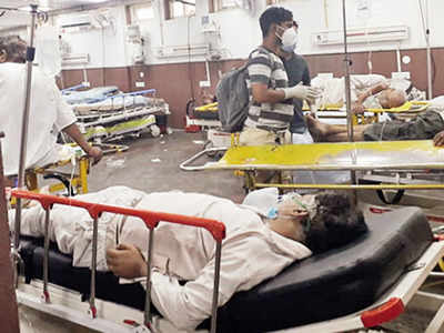 Delhi My Dad Lay In A Ward With Bodies Staff At Gtb Hospital Didn T Attend To Him Delhi News Times Of India