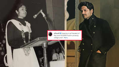 Ali Fazal misses his mom, shares a picture of her swearing-in as 'President' of Aligarh Muslim University College Union