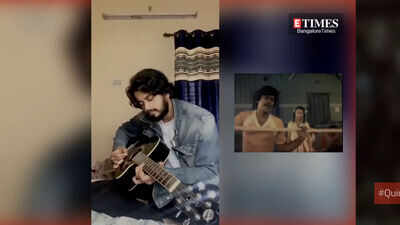 Actor Shri Mahadev talks about playing his favourite tunes on his guitar