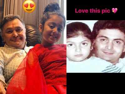 Father's Day: Riddhima Kapoor Sahni shares throwback pictures of late Rishi Kapoor on Instagram