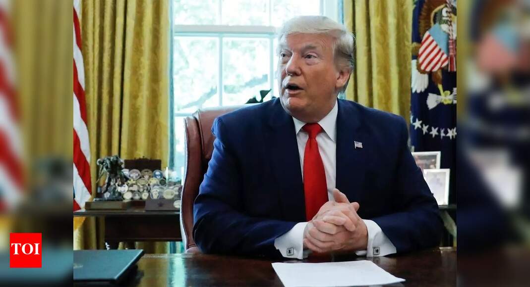 Trump suggests US slow virus testing to avoid bad statistics - Times of ...