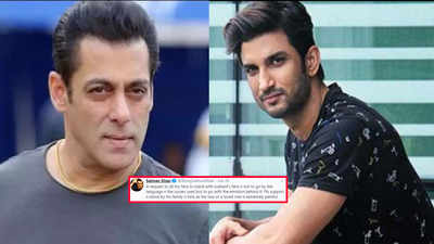 Sushant Singh Rajput suicide case: Salman Khan urges fans to ‘support’ the late actor’s fans and ‘not go by the language and curses used’ for they are grieving