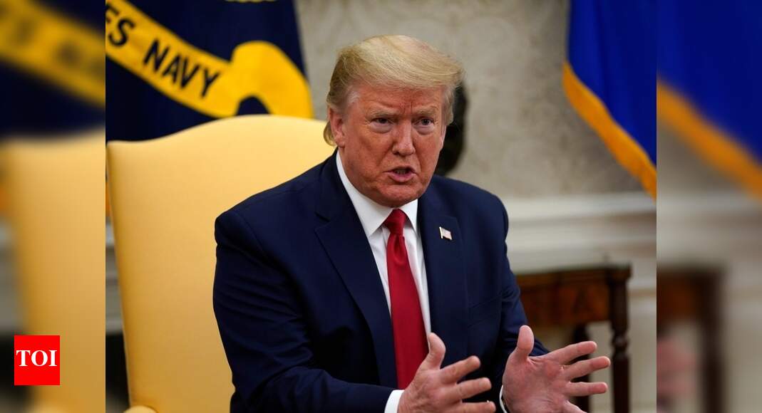 Trump suggests US slow virus testing to avoid bad statistics - Times of ...