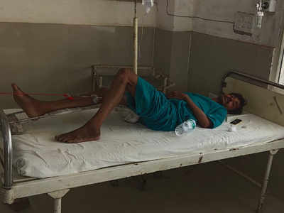 After TOI report, man who broke leg while saving child from train ...