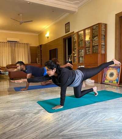 Shutdown forces people to celebrate Yoga Day indoors