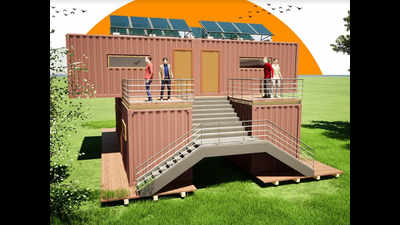 Delhi: Jamia student designs quarantine centres with metal containers