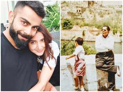 Anushka Sharma is all hearts for hubby Virat Kohli's priceless throwback picture with his father; view post