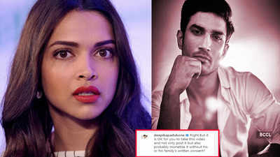 Deepika Padukone schools paparazzo for monetising visuals of Sushant Singh Rajput's body without his family’s consent