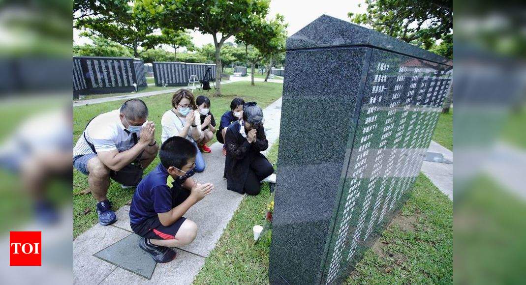 Japanese Island Remembers 75 Years Since Battle Of Okinawa Times Of India